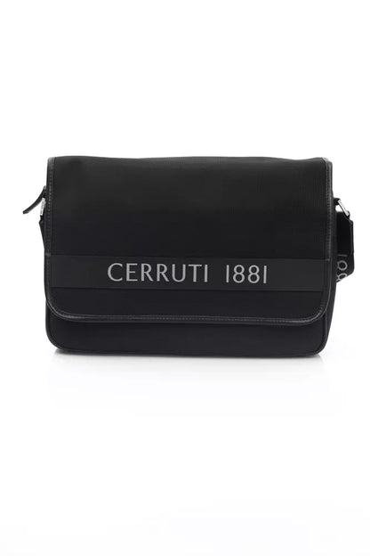 Cerruti 1881 Men's Black Nylon Messenger Bag