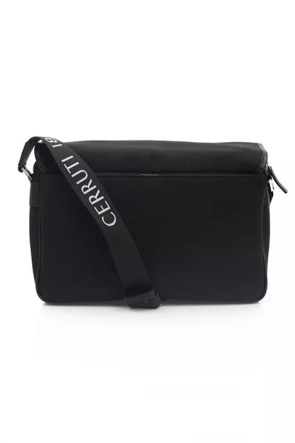 Cerruti 1881 Men's Black Nylon Messenger Bag