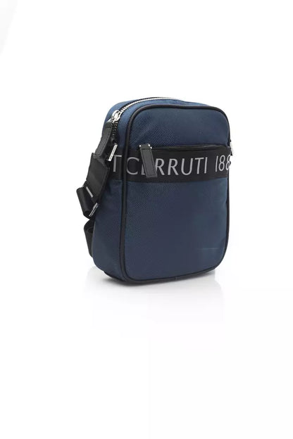 Cerruti 1881 Men's Blue Nylon Messenger Bag