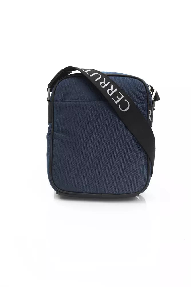 Cerruti 1881 Men's Blue Nylon Messenger Bag