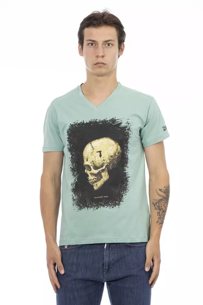 Trussardi Action Men's Green Cotton T-Shirt