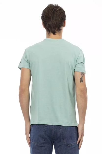 Trussardi Action Men's Green Cotton T-Shirt