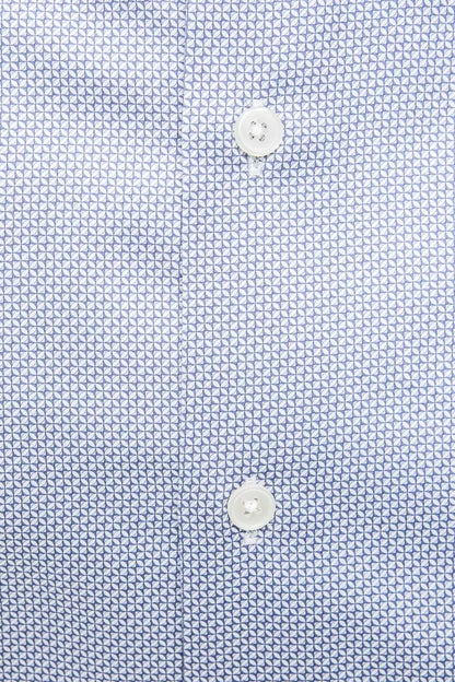 Robert Friedman Men's Light-blue Cotton Shirt