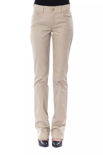Beige Byblos Women's Cotton Pants