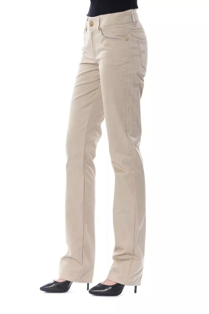Beige Byblos Women's Cotton Pants