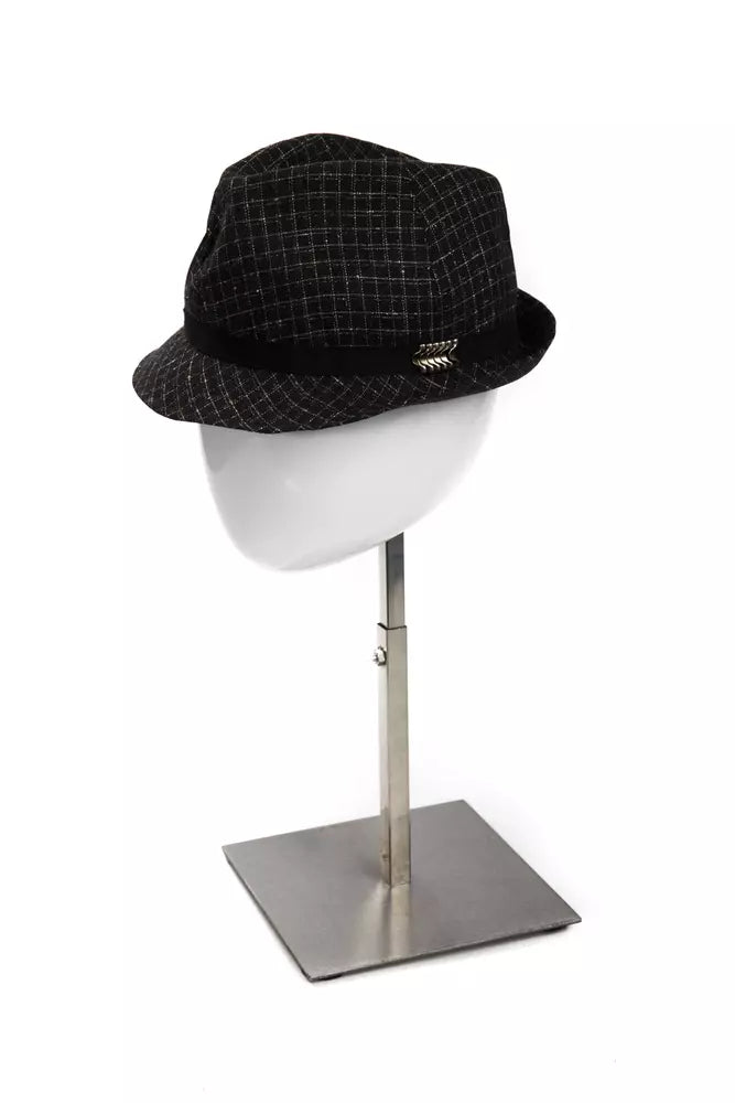 Byblos Women's Black Polyamide Fedora Hat