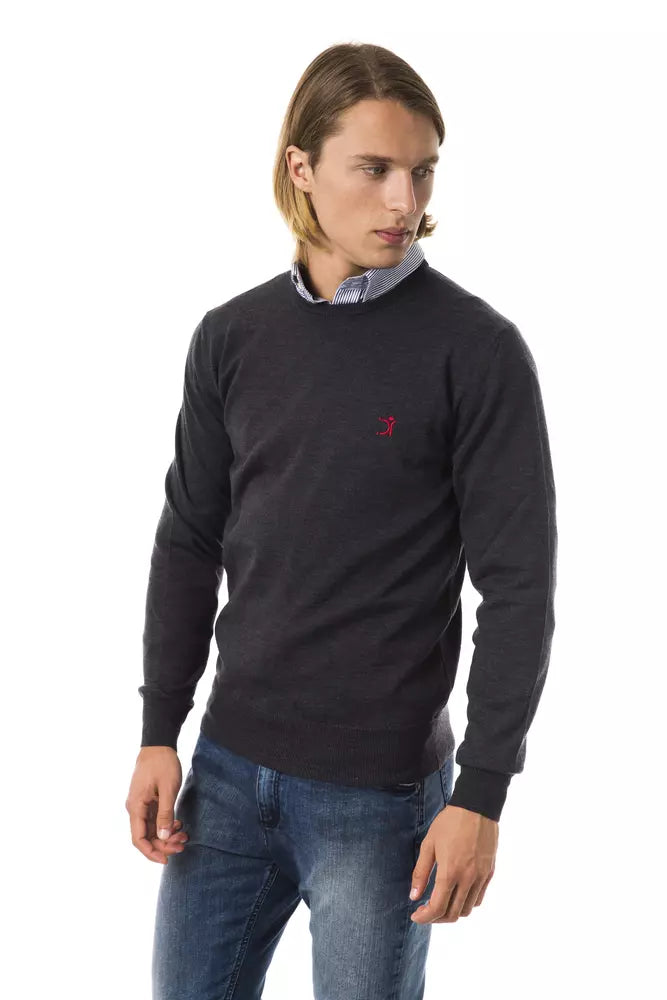Anthracite Grey Men's Crewneck Sweater