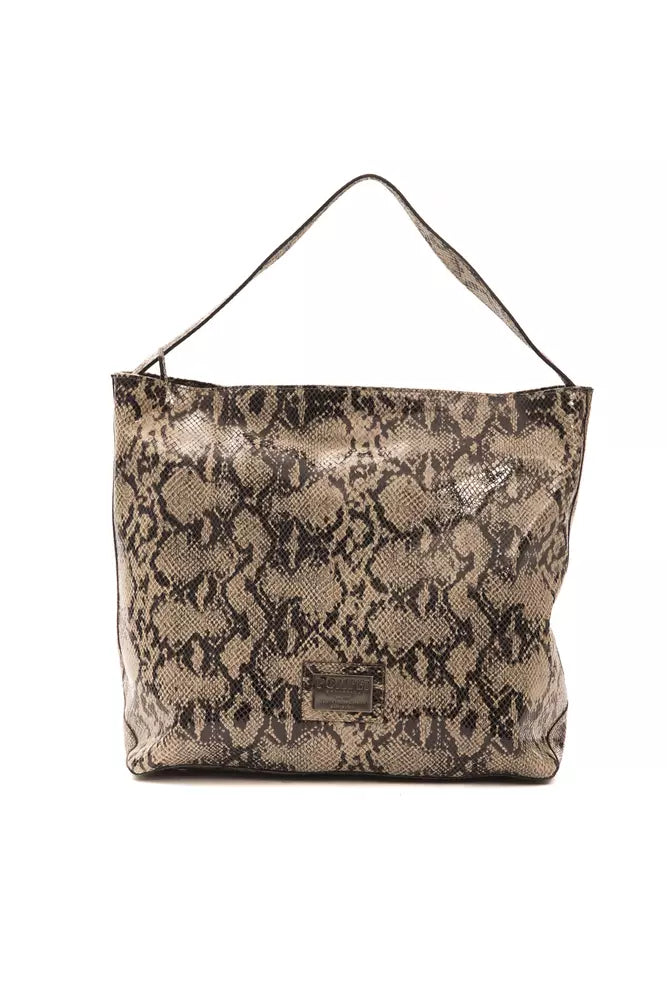 Pompei Donatella Tortora Taupe Shoulder Bag
