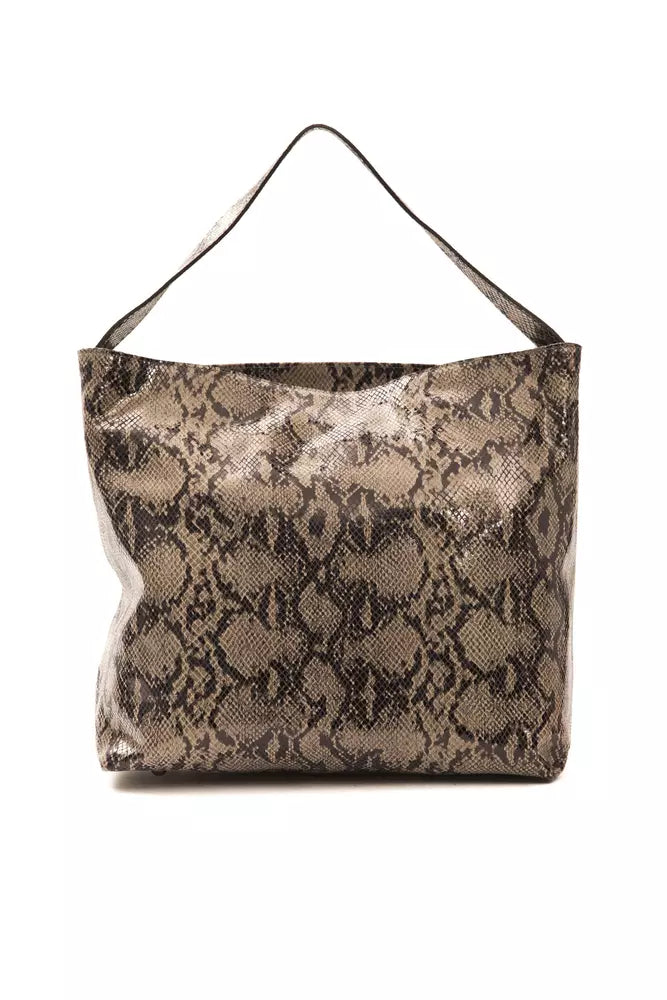 Pompei Donatella Tortora Taupe Shoulder Bag