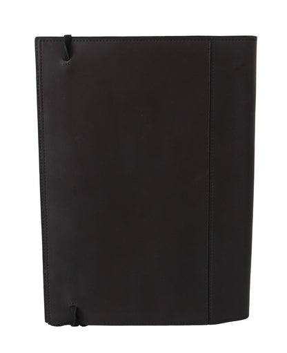 A.G. Spalding & Bros. Black Leather Bifold Travel Holder Logo Wallet