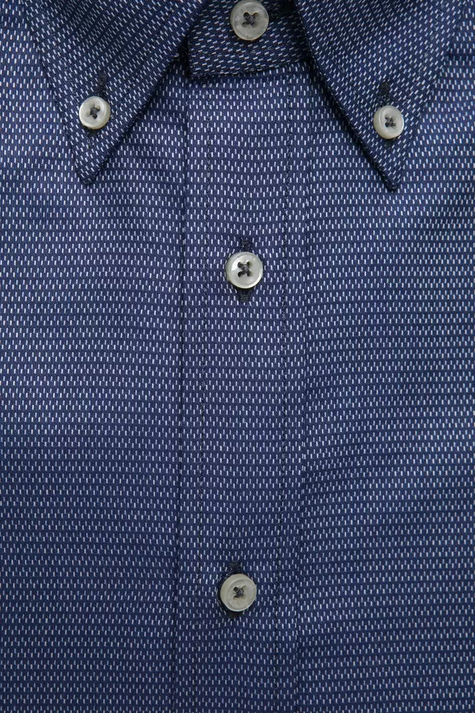 Robert Friedman Men's Blue Cotton Shirt