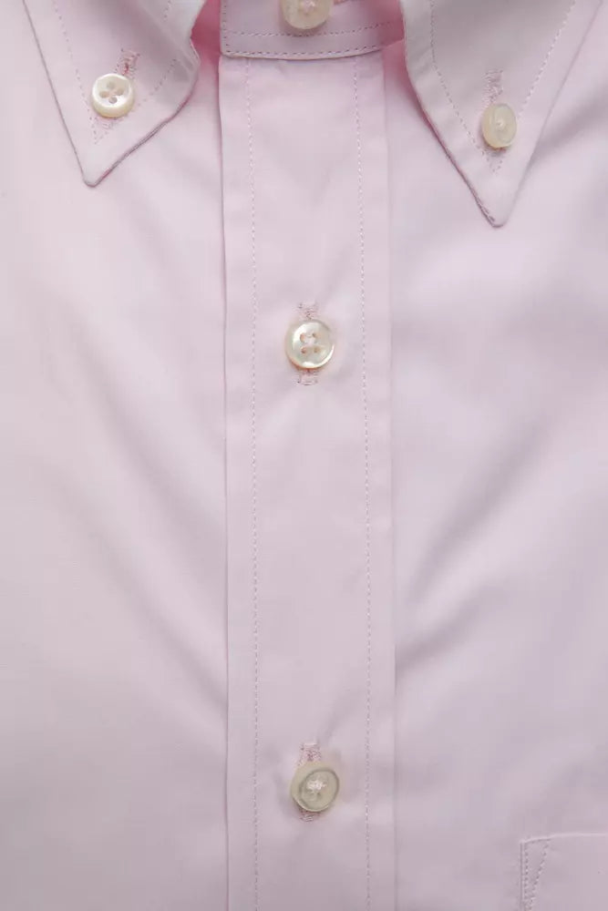 Robert Friedman Men's Pink Cotton Shirt