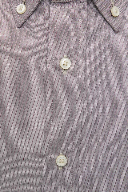 Robert Friedman Men's Beige Cotton Shirt