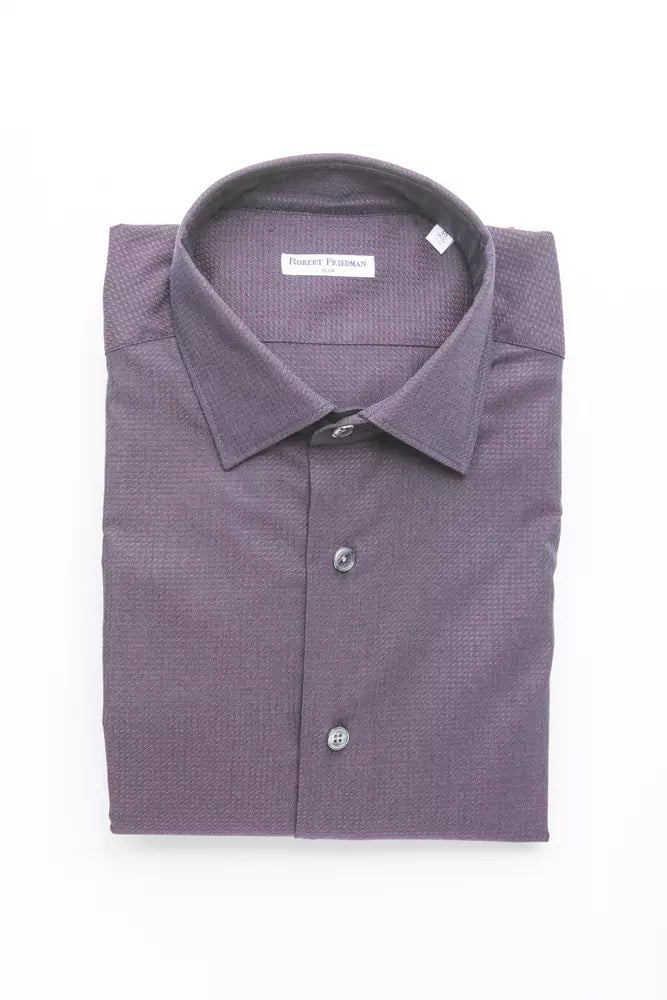 Burgundy Cotton Shirt