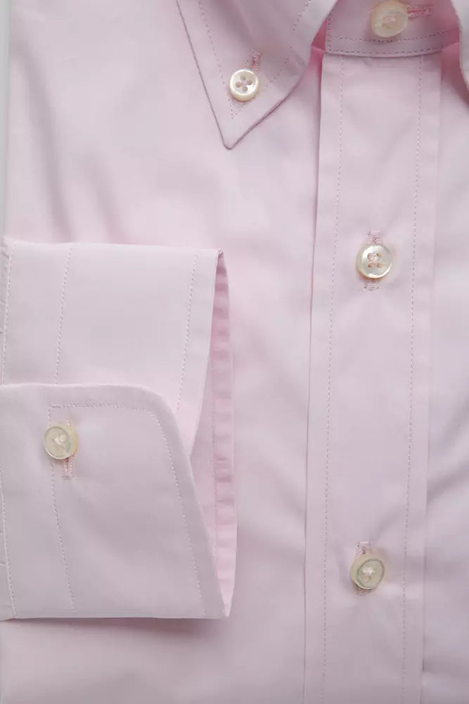 Robert Friedman Men's Pink Cotton Shirt