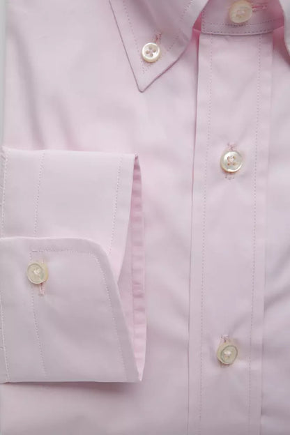 Robert Friedman Men's Pink Cotton Shirt