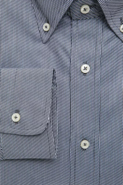 Robert Friedman Men's Blue Cotton Shirt