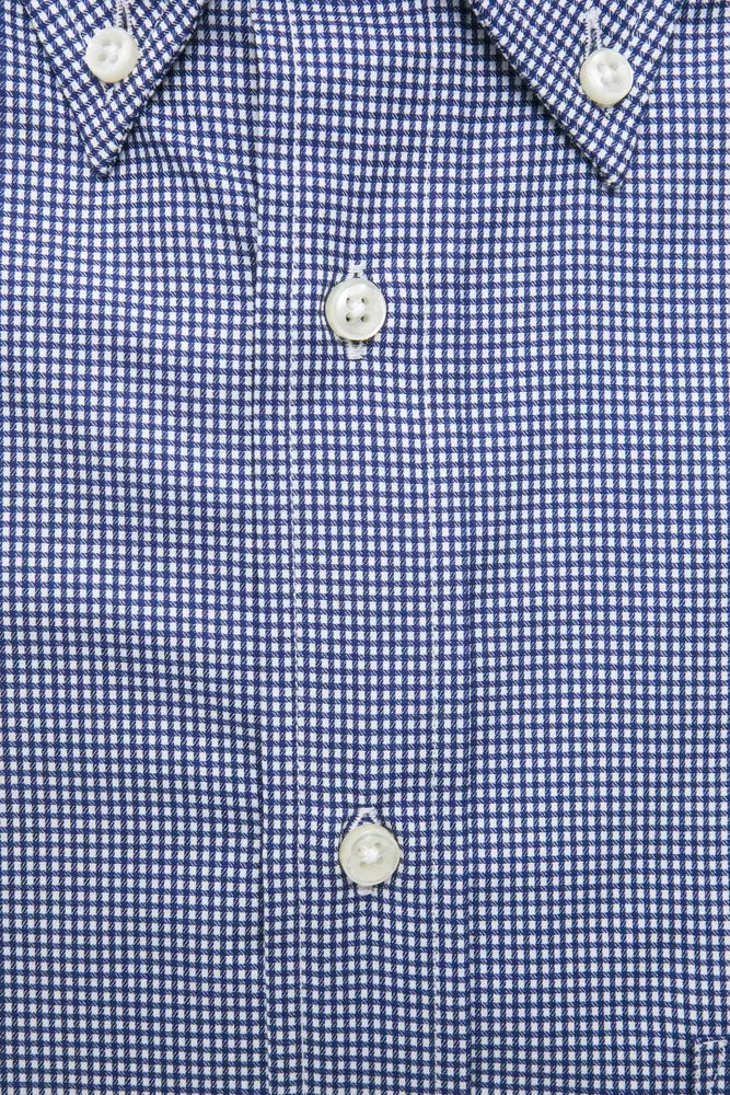 Robert Friedman Men's Blue Cotton Shirt