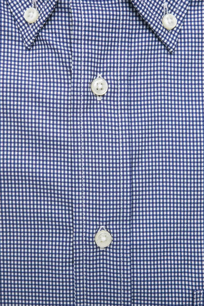 Robert Friedman Men's Blue Cotton Shirt