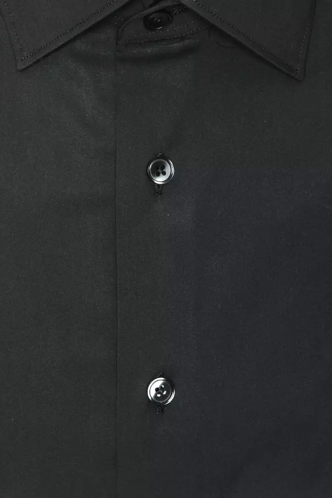 Robert Friedman Men's Grey Cotton Shirt