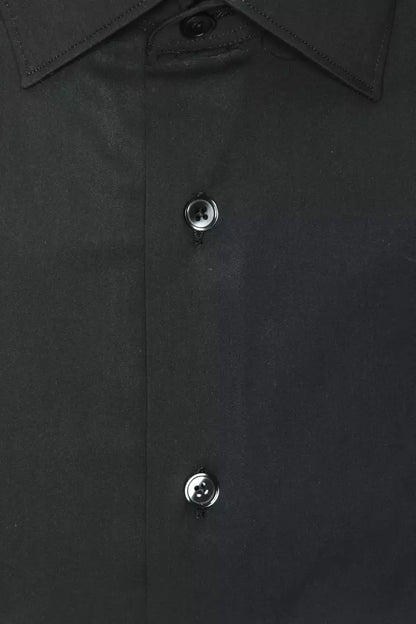 Robert Friedman Men's Grey Cotton Shirt