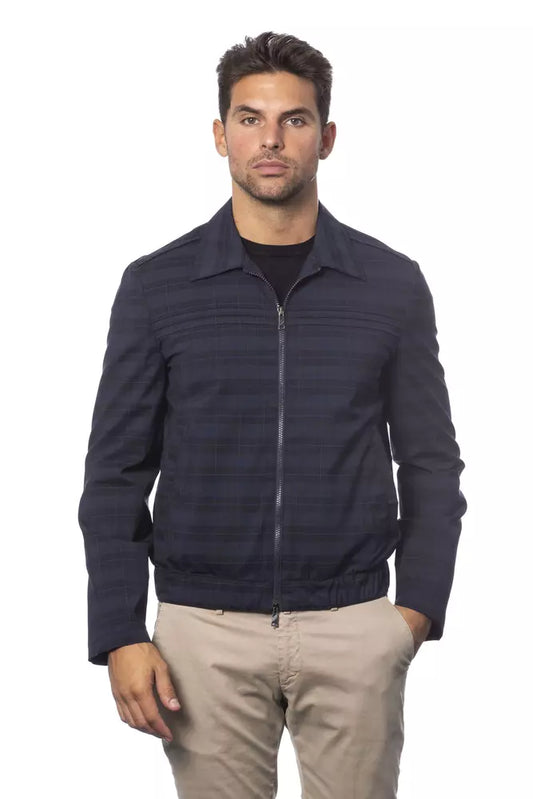 Verri Men's Blue Wool Light Jacket