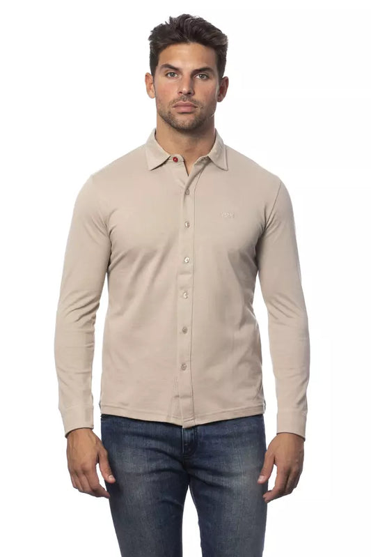 Beige Verri Men's Regular Fit Shirt