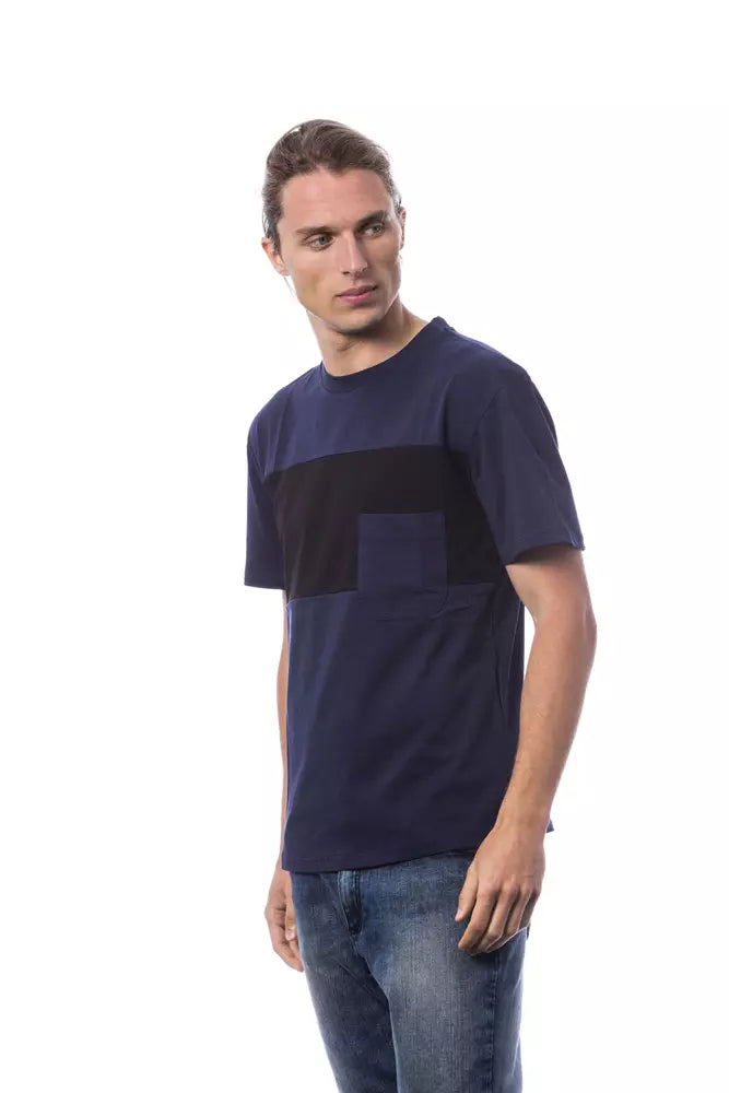 Blue & Navy Verri Men's T-shirt