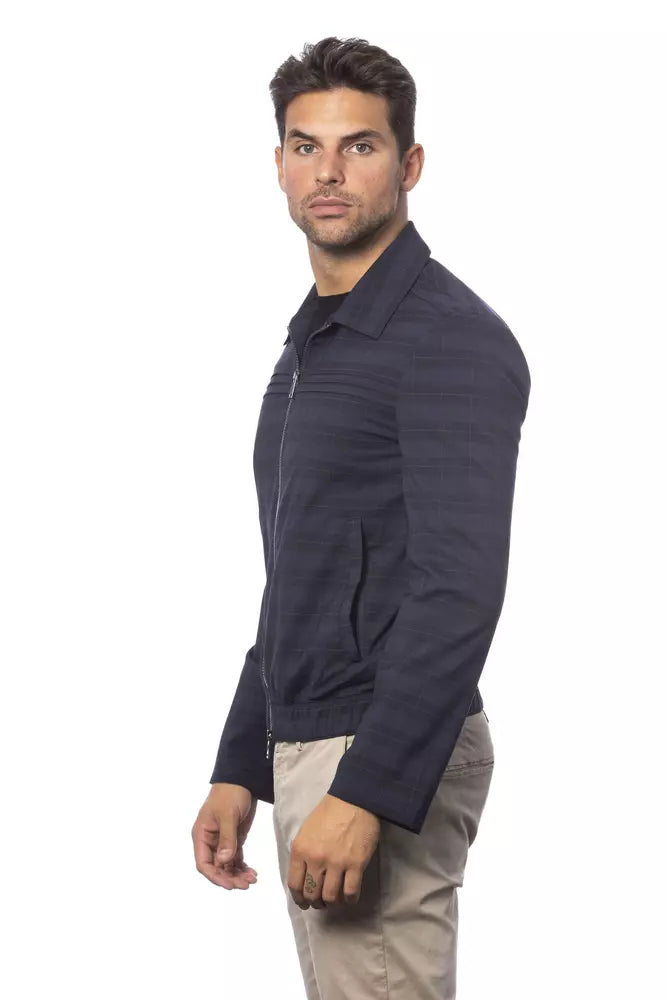 Verri Men's Blue Wool Light Jacket