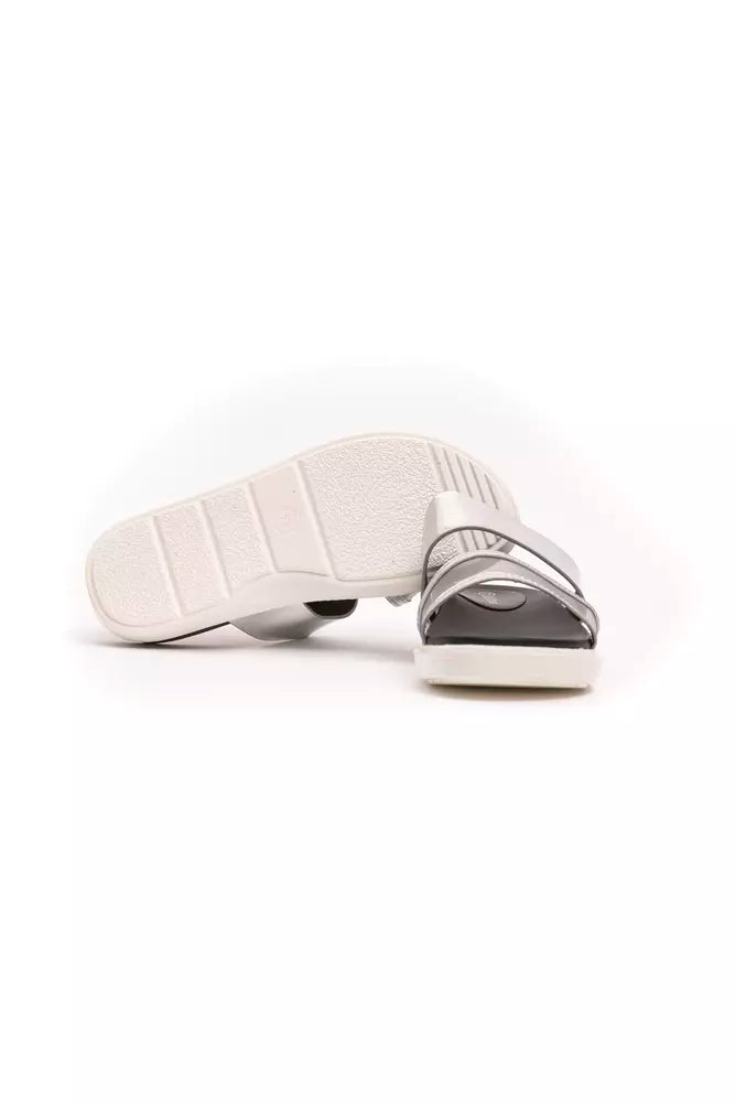 Péché Originel Silver Polyurethane Sandal