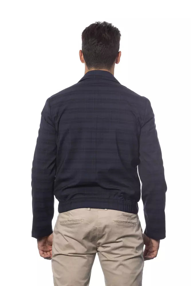 Verri Men's Blue Wool Light Jacket