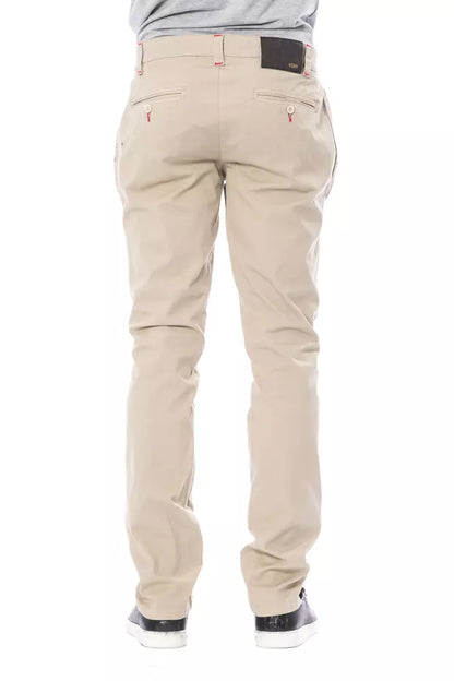 Verri Men's Beige Cotton Pants