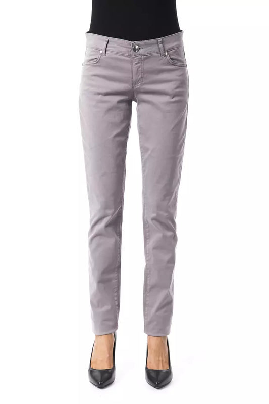Grey Byblos Women's Cotton Pants