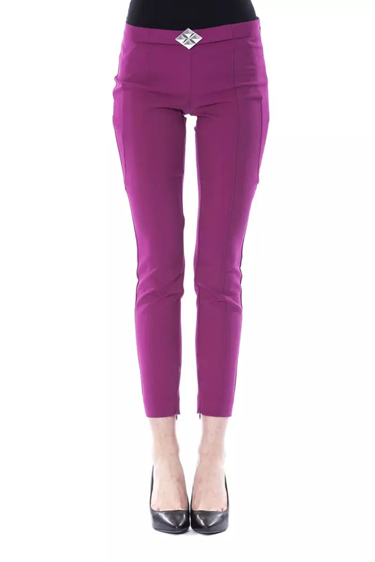 Magenta Women's Skinny Pants