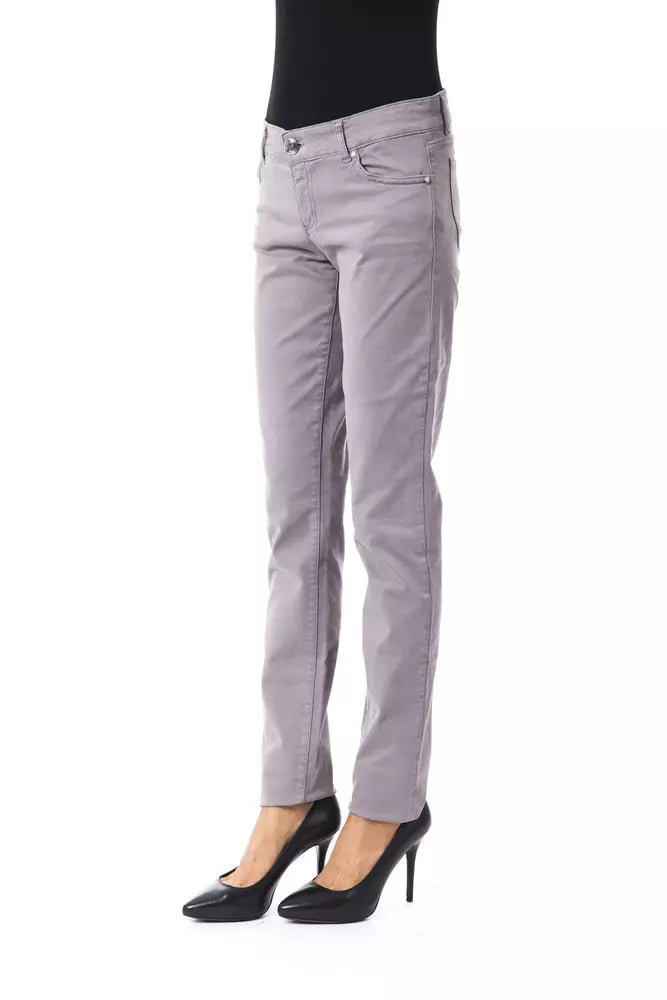Grey Byblos Women's Cotton Pants