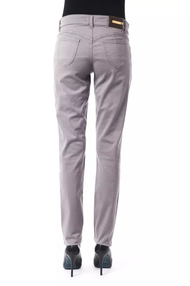Grey Byblos Women's Cotton Pants
