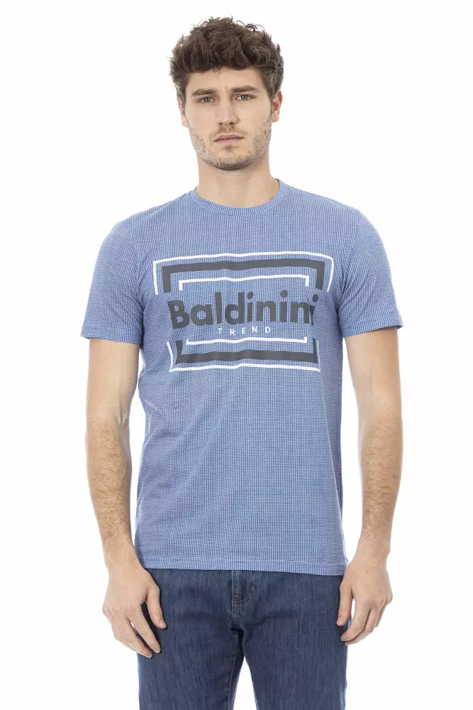 Baldinini Trend Men's Light-blue Cotton T-Shirt