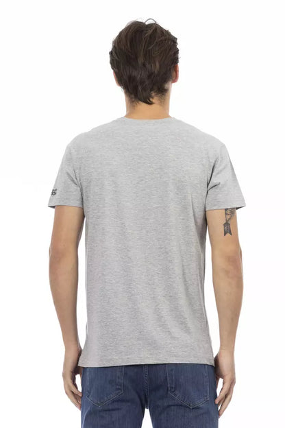 Trussardi Action Men's Grey Cotton T-Shirt