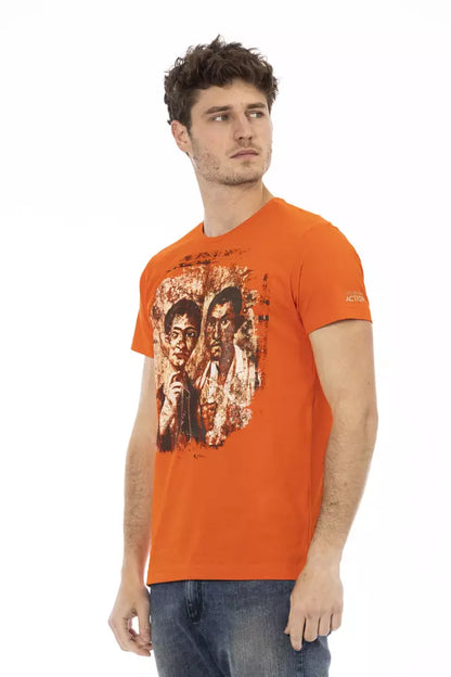Trussardi Action Men's Orange Cotton T-Shirt