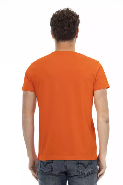 Trussardi Action Men's Orange Cotton T-Shirt