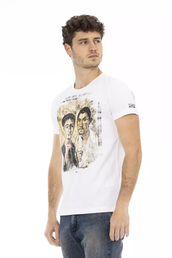 Trussardi Action Men's White Cotton T-Shirt