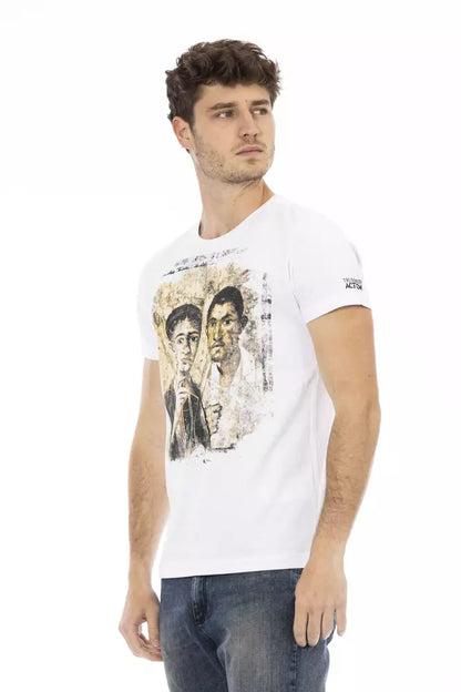 Trussardi Action Men's White Cotton T-Shirt