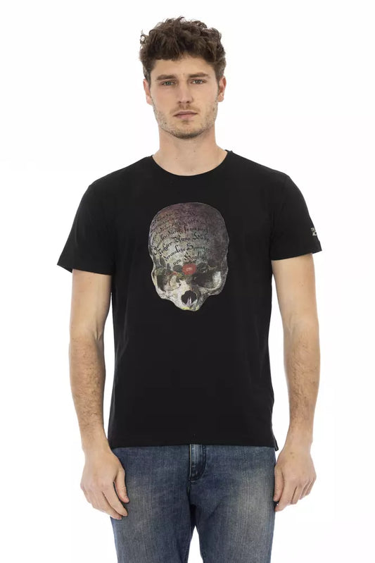 Trussardi Action Men's Black Cotton T-Shirt