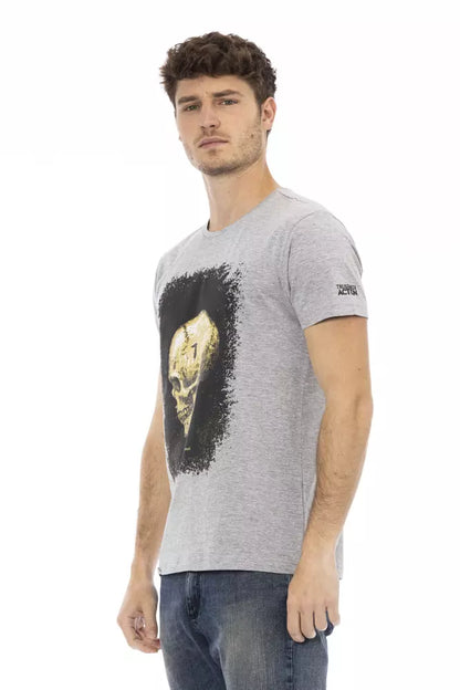 Trussardi Action Men's Grey Cotton T-Shirt