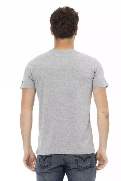 Trussardi Action Men's Grey Cotton T-Shirt