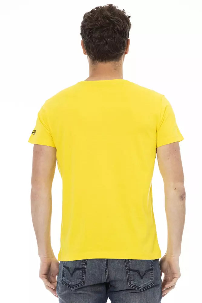 Trussardi Action Men's Yellow Cotton T-Shirt