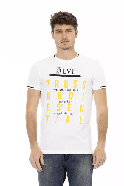 Trussardi Action Men's White Cotton T-Shirt