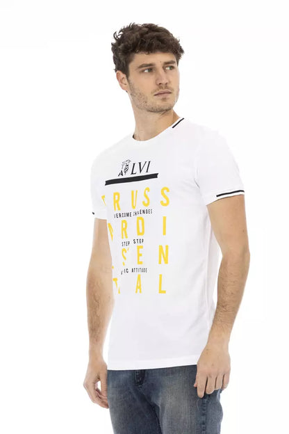 Trussardi Action Men's White Cotton T-Shirt