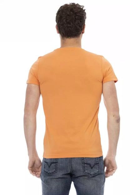 Trussardi Action Men's Orange Cotton T-Shirt
