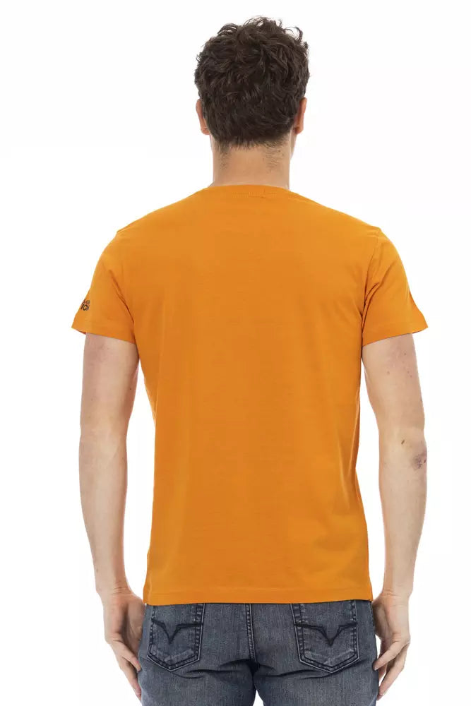 Trussardi Action Men's Orange Cotton T-Shirt